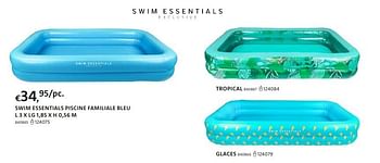 Promoties Swim essentials piscine familiale bleu - Swim Essentials - Geldig van 21/03/2024 tot 07/04/2024 bij Dreamland