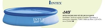Promotions Intex piscine easy set - Intex - Valide de 21/03/2024 à 07/04/2024 chez Dreamland