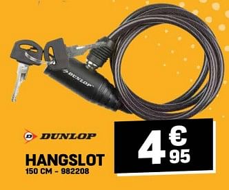 Promoties Hangslot - Dunlop - Geldig van 27/03/2024 tot 02/04/2024 bij Electro Depot