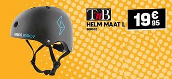 Promoties Helm maat l - TnB - Geldig van 27/03/2024 tot 02/04/2024 bij Electro Depot