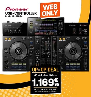 Promoties Pioneer usb-controller dj xdj rr - Pioneer - Geldig van 27/03/2024 tot 02/04/2024 bij Electro Depot