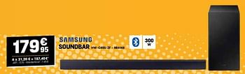Promoties Soundbar hw c450-zf - Samsung - Geldig van 27/03/2024 tot 02/04/2024 bij Electro Depot