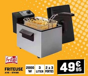 Promoties Fritel friteuse a110 - Fritel - Geldig van 27/03/2024 tot 02/04/2024 bij Electro Depot