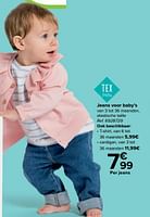 Promoties Jeans voor baby`s - Tex Baby - Geldig van 27/03/2024 tot 29/04/2024 bij Carrefour