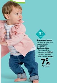 Jeans voor baby`s-Tex Baby