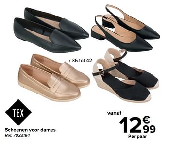 Promotions Schoenen voor dames - Tex - Valide de 27/03/2024 à 29/04/2024 chez Carrefour