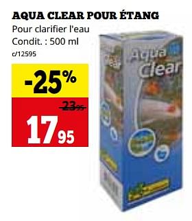 Promotions Aqua clear pour étang - Ubbink - Valide de 01/04/2024 à 28/04/2024 chez Dema