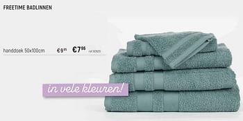 Promoties Handdoek - Huismerk - Free Time - Geldig van 28/03/2024 tot 14/04/2024 bij Freetime