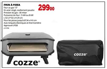 Promoties Four à pizza - Cozze - Geldig van 01/04/2024 tot 28/04/2024 bij Dema