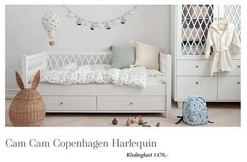 Promoties Cam cam copenhagen harlequin kledingkast - Cam Cam  - Geldig van 10/03/2024 tot 13/05/2024 bij BabyPark