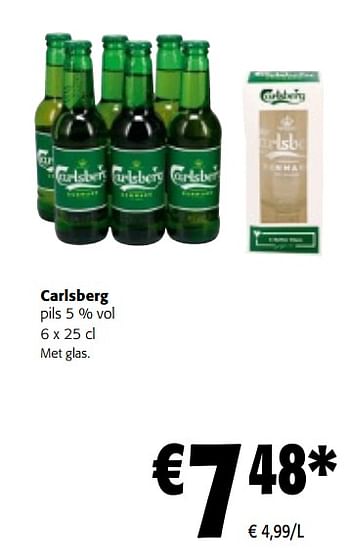 Promotions Carlsberg pils - Carlsberg Luxe - Valide de 27/03/2024 à 09/04/2024 chez Colruyt