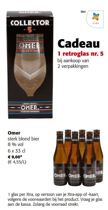 Promoties Omer sterk blond bier - Omer - Geldig van 27/03/2024 tot 09/04/2024 bij Colruyt
