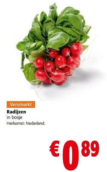 Promoties Radijzen - Huismerk - Colruyt - Geldig van 27/03/2024 tot 09/04/2024 bij Colruyt