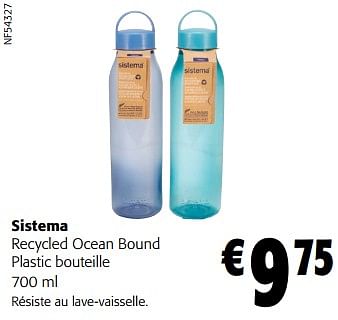 Promotions Sistema recycled ocean bound plastic bouteille - Sistema - Valide de 27/03/2024 à 09/04/2024 chez Colruyt
