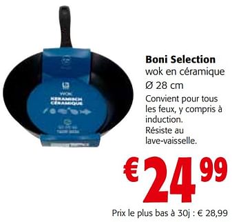 Promotions Boni selection wok en céramique - Boni - Valide de 27/03/2024 à 09/04/2024 chez Colruyt