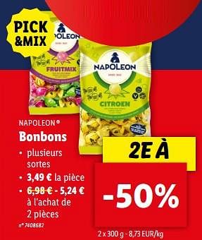 Promotions Bonbons - Napoleon - Valide de 03/04/2024 à 09/04/2024 chez Lidl