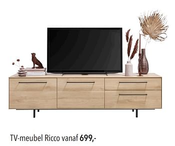 Promoties Tv-meubel ricco - Huismerk - Pronto Wonen - Geldig van 29/03/2024 tot 06/04/2024 bij Pronto Wonen