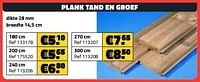 Plank tand en groef-Huismerk - Bouwcenter Frans Vlaeminck