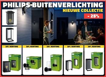 Promotions Philips buitenverlichting nieuwe collectie - 25% - Philips - Valide de 01/04/2024 à 30/04/2024 chez Bouwcenter Frans Vlaeminck