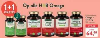 Promoties Omega 3 1360 mg - Huismerk - Holland & Barrett - Geldig van 31/03/2024 tot 07/04/2024 bij Holland & Barret