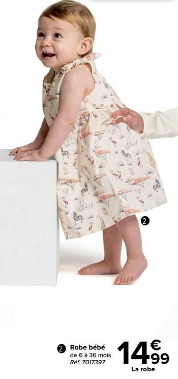 Promoties Robe bébé - Disney Baby - Geldig van 27/03/2024 tot 29/04/2024 bij Carrefour
