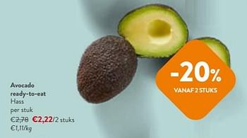 Promoties Avocado ready-to-eat - Huismerk - Okay Buurtwinkels - Geldig van 27/03/2024 tot 09/04/2024 bij OKay