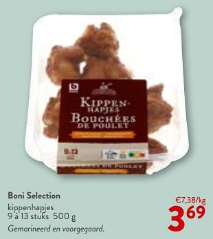 Promoties Boni selection kippenhapjes - Boni - Geldig van 27/03/2024 tot 09/04/2024 bij OKay