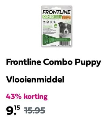 Promoties Frontline combo puppy vlooienmiddel - Frontline - Geldig van 31/03/2024 tot 07/04/2024 bij Plein
