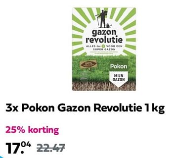 Promoties Pokon gazon revolutie - Pokon - Geldig van 31/03/2024 tot 07/04/2024 bij Plein