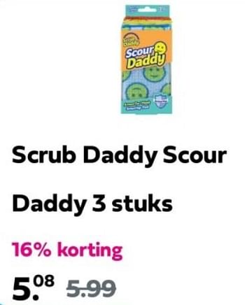 Promoties Scrub daddy scour daddy - Scrub Daddy - Geldig van 31/03/2024 tot 07/04/2024 bij Plein