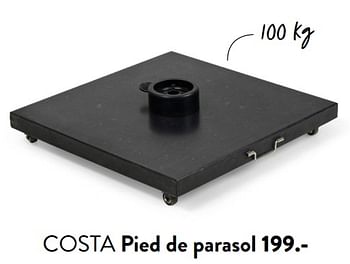 Promotions Costa pied de parasol - Produit maison - Casa - Valide de 29/02/2024 à 25/09/2024 chez Casa
