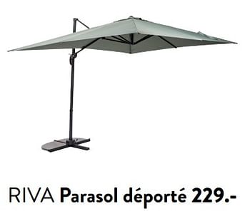 Promoties Riva parasol déporté - Huismerk - Casa - Geldig van 29/02/2024 tot 25/09/2024 bij Casa