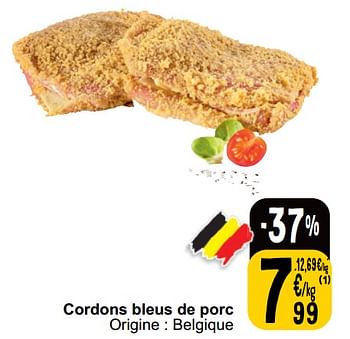 Promotions Cordons bleus de porc - Produit maison - Cora - Valide de 02/04/2024 à 08/04/2024 chez Cora