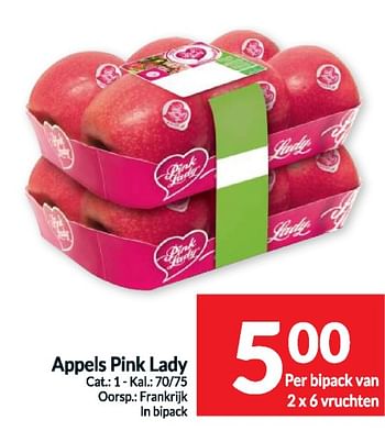 Promoties Appels pink lady - Huismerk - Intermarche - Geldig van 02/04/2024 tot 07/04/2024 bij Intermarche