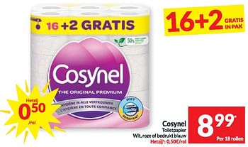 Promoties Cosynel toiletpapier - Cosynel - Geldig van 02/04/2024 tot 07/04/2024 bij Intermarche