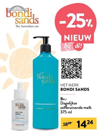Promoties Dagelijkse zelfbruinende melk - Bondi Sands - Geldig van 27/03/2024 tot 09/04/2024 bij DI