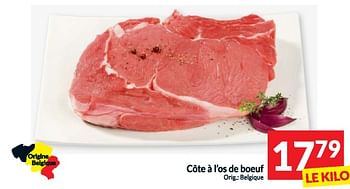 Promotions Céte a l’os de boeuf - Produit maison - Intermarche - Valide de 02/04/2024 à 07/04/2024 chez Intermarche