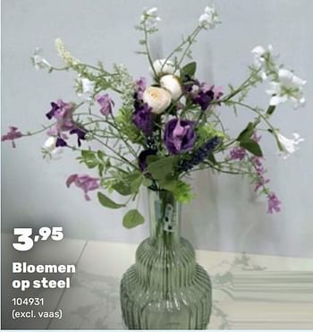 Promoties Bloemen op steel - Huismerk - Happyland - Geldig van 11/03/2024 tot 13/04/2024 bij Happyland