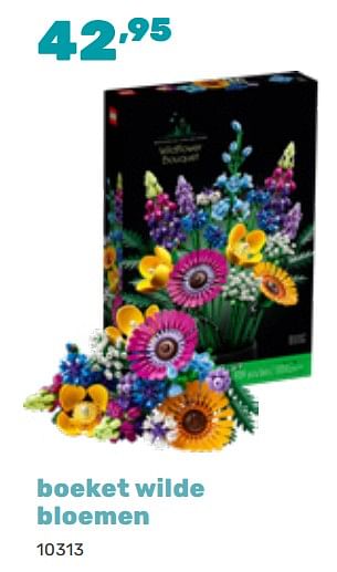 Promoties Boeket wilde bloemen - Lego - Geldig van 11/03/2024 tot 13/04/2024 bij Happyland