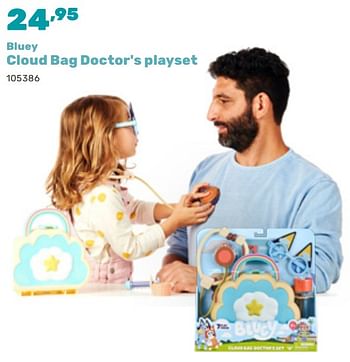 Promoties Cloud bag doctor`s playset - Bluey - Geldig van 11/03/2024 tot 13/04/2024 bij Happyland