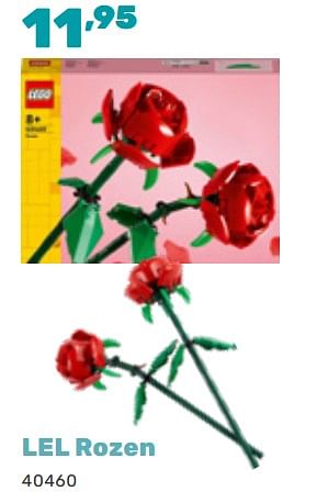 Promoties Lel rozen - Lego - Geldig van 11/03/2024 tot 13/04/2024 bij Happyland