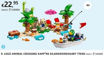 Promoties Lego animal crossing kapp’ns eilandrondvaart 77048 - Lego - Geldig van 21/03/2024 tot 07/04/2024 bij Dreamland