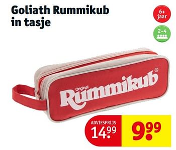 Promoties Goliath rummikub in tasje - Goliath - Geldig van 02/04/2024 tot 07/04/2024 bij Kruidvat