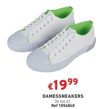 Promoties Damessneakers - Huismerk - Trafic  - Geldig van 03/04/2024 tot 08/04/2024 bij Trafic