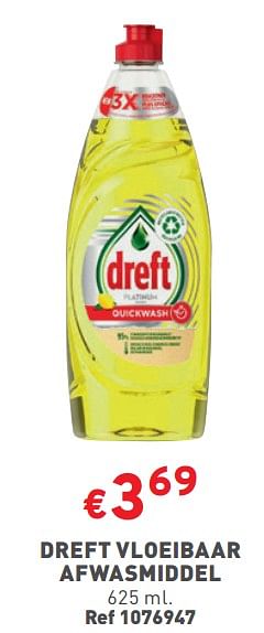 Promoties Dreft vloeibaar afwasmiddel - Dreft - Geldig van 03/04/2024 tot 08/04/2024 bij Trafic