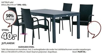 Promoties Gudhjem stoel - Jutlandia - Geldig van 01/04/2024 tot 07/04/2024 bij Jysk