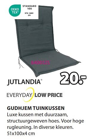 Promoties Gudhjem tuinkussen - Jutlandia - Geldig van 01/04/2024 tot 07/04/2024 bij Jysk