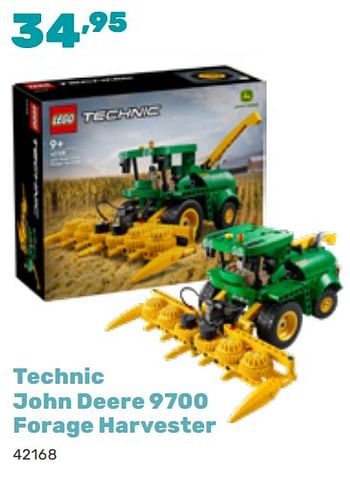Promotions Technic john deere 9700 forage harvester - Lego - Valide de 11/03/2024 à 13/04/2024 chez Happyland