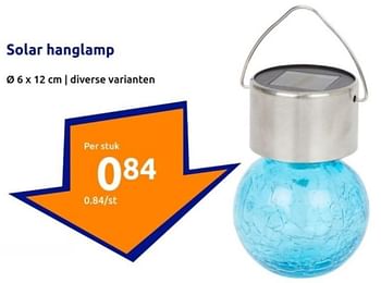 Promoties Solar hanglamp - Huismerk - Action - Geldig van 03/04/2024 tot 09/04/2024 bij Action