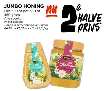 Promoties Jumbo bloemenhoning - Huismerk - Jumbo - Geldig van 03/04/2024 tot 09/04/2024 bij Jumbo